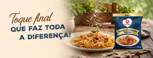 Queijo Parmes&atilde;o Ralado Nagumo 40g